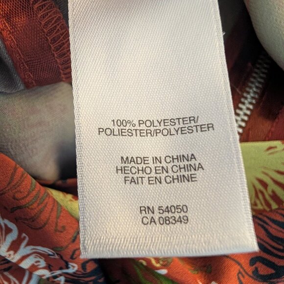 Costello Tagliapietra Designer Wrap Dress Draped Satin Exposed Zipper Size 10 - Picture 14 of 14